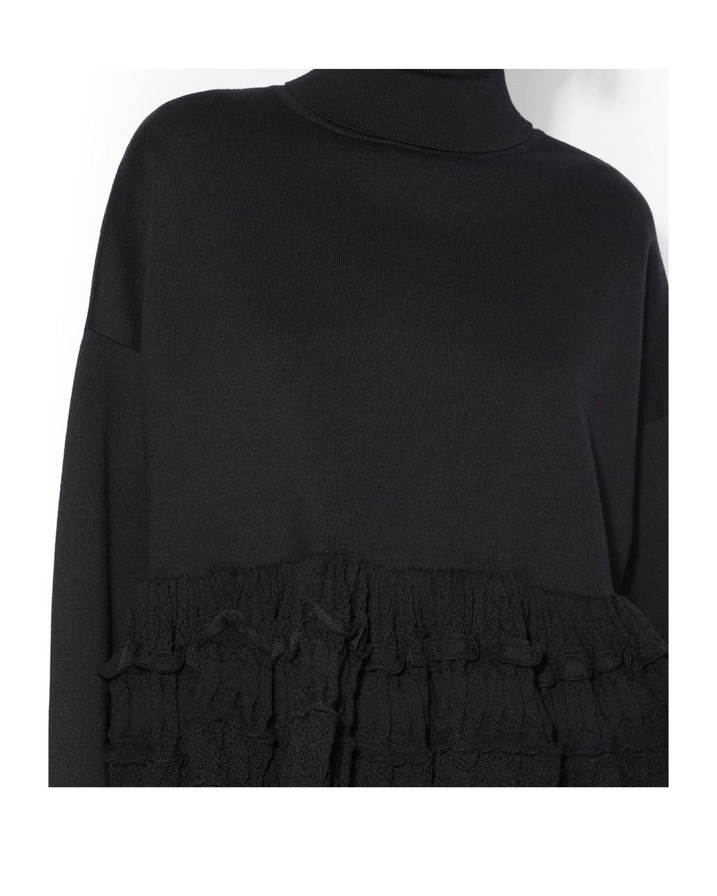 Alaïa Black Alaïa Long-Sleeved Roll-Neck Jumper