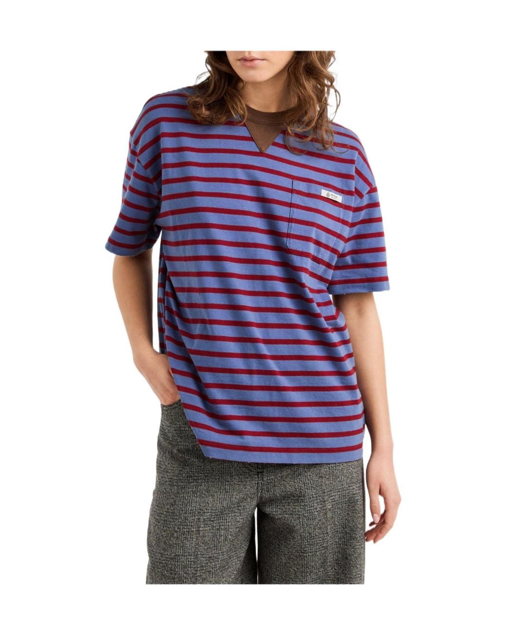 Prada Blue Stripe T-Shirt