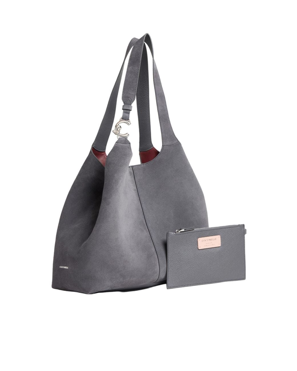 Coccinelle Gray C-Easy Large Tote Bag
