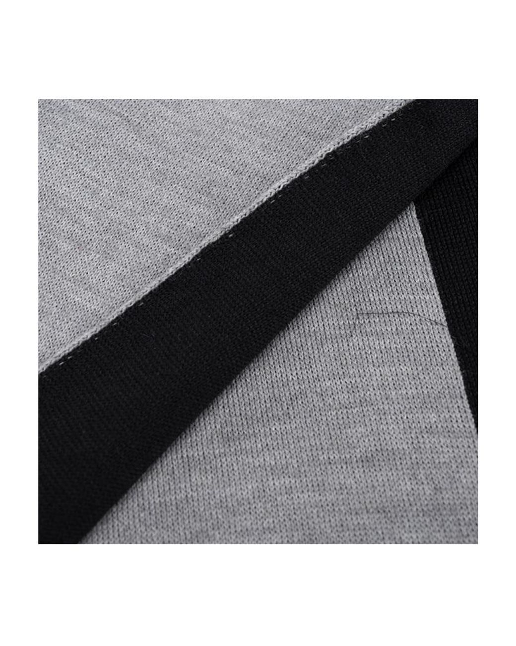 Moschino White Stitching Detail Scarf for men