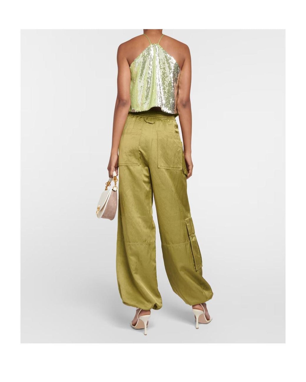 Dorothee Schumacher Green Cargo Casual Pants