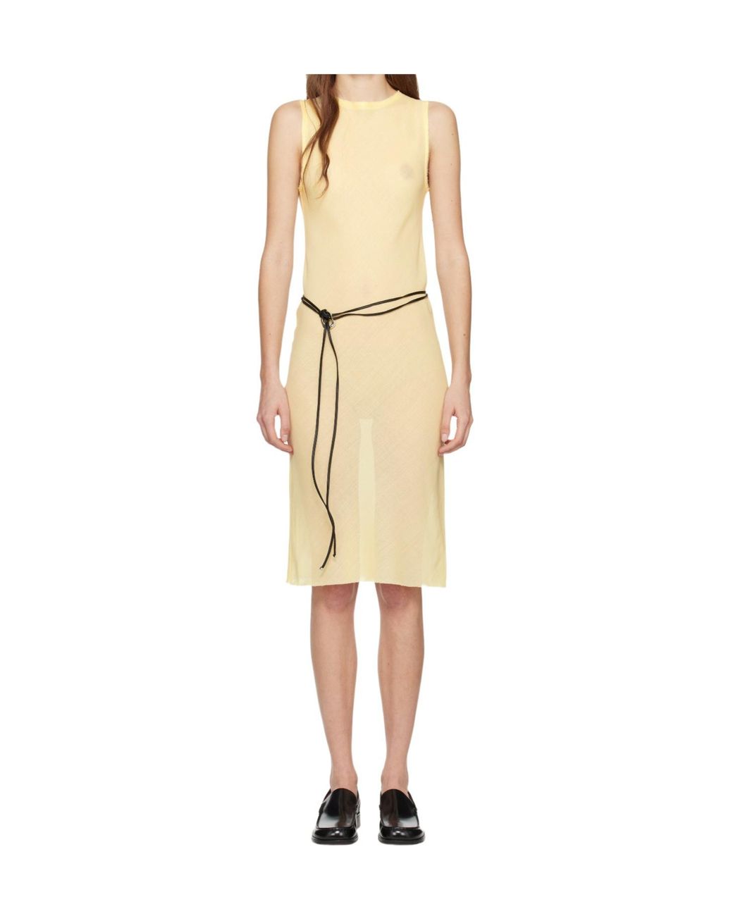 Rier Natural Sleeveless Dress