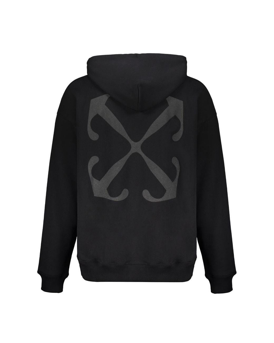 Off-White c/o Virgil Abloh Black Arrow Back Logo Hoodie for men