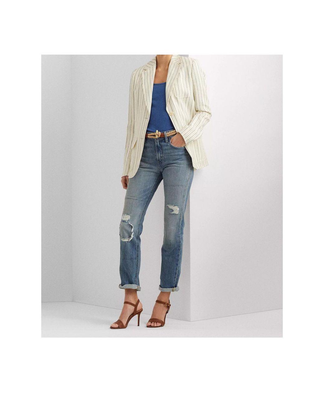Ralph Lauren Natural Lawdro Blazer