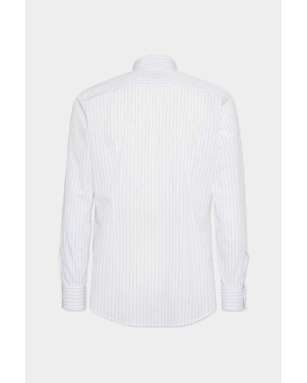 DSquared² White Striped Shirt for men