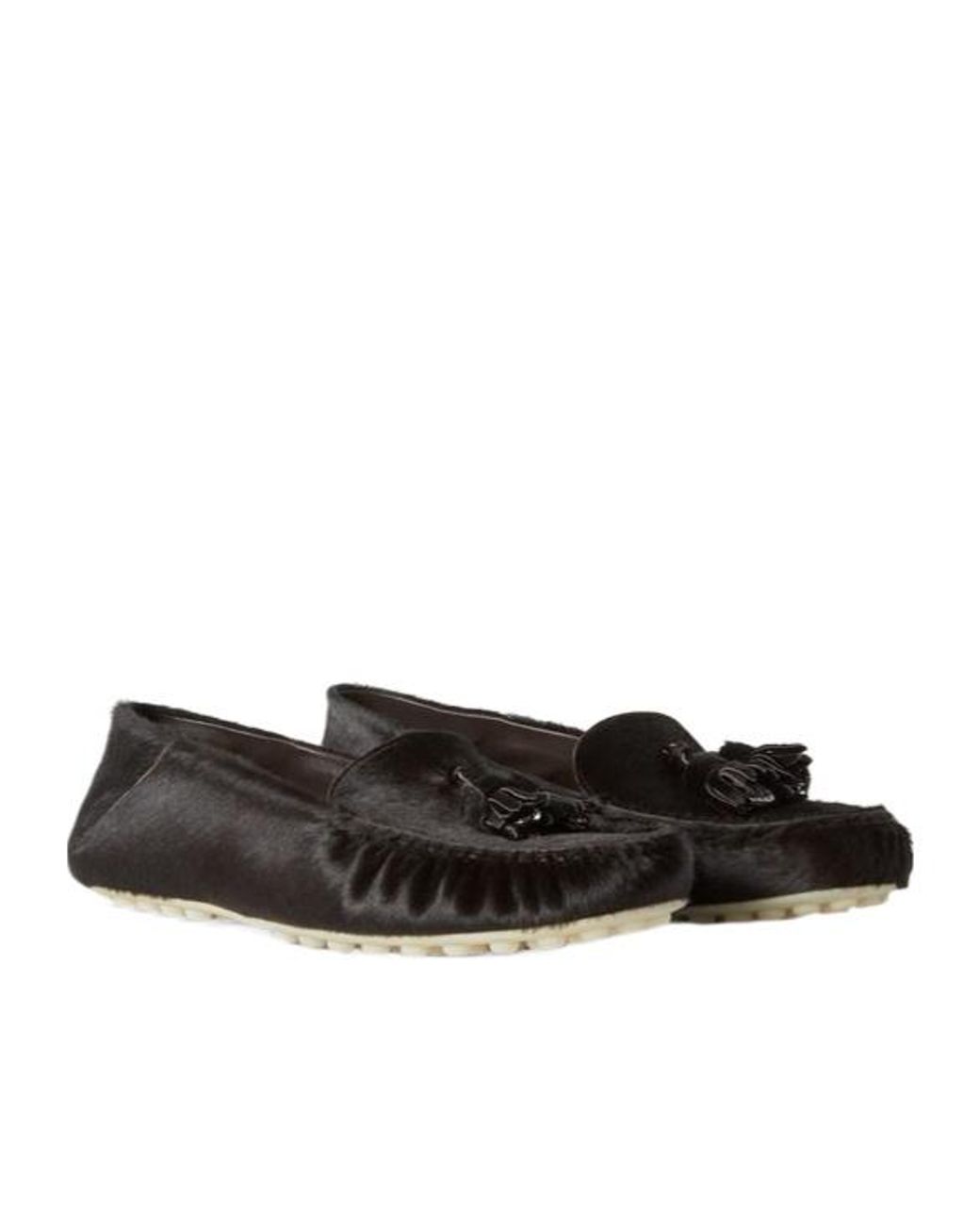 Loro Piana Black Dot Sole Walk Loafer
