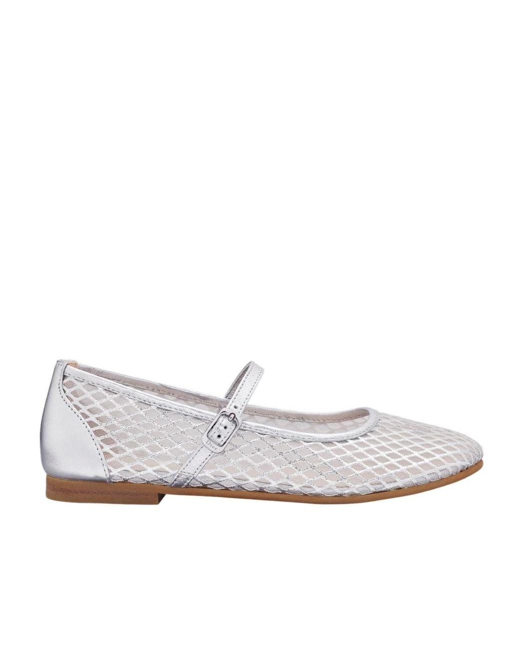 Dior White Kids' Ballet Flat