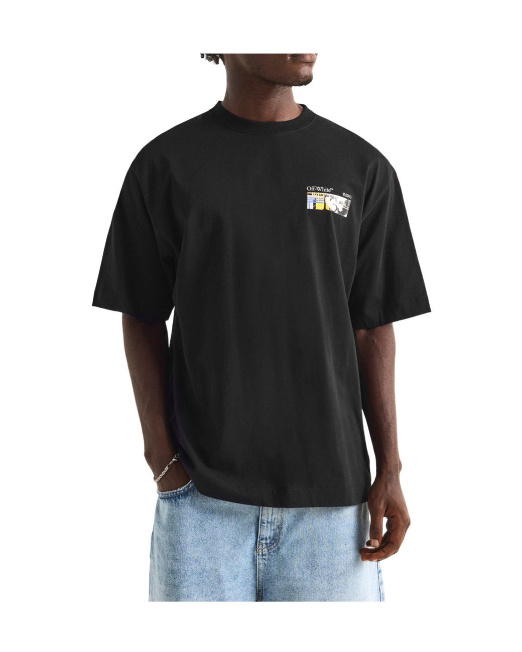 Barbour Black Relaxedfit Shortsleeve Tshirt for men