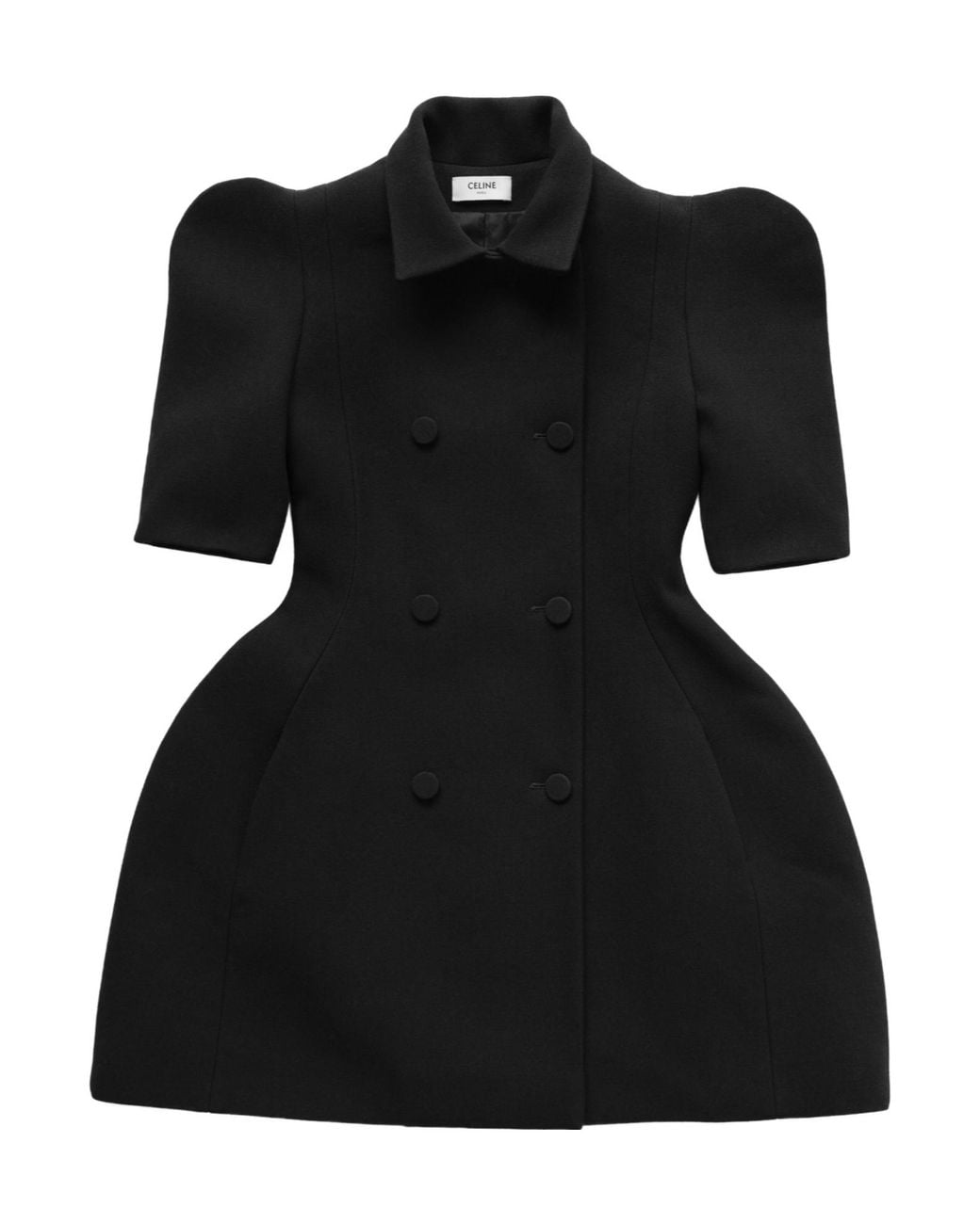 Céline Black 2D Mini Dress