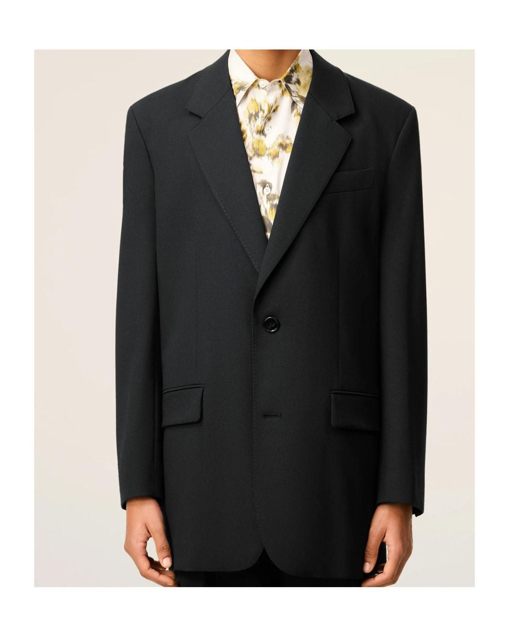 AMI Black Ami Single-Breasted Blazer for men