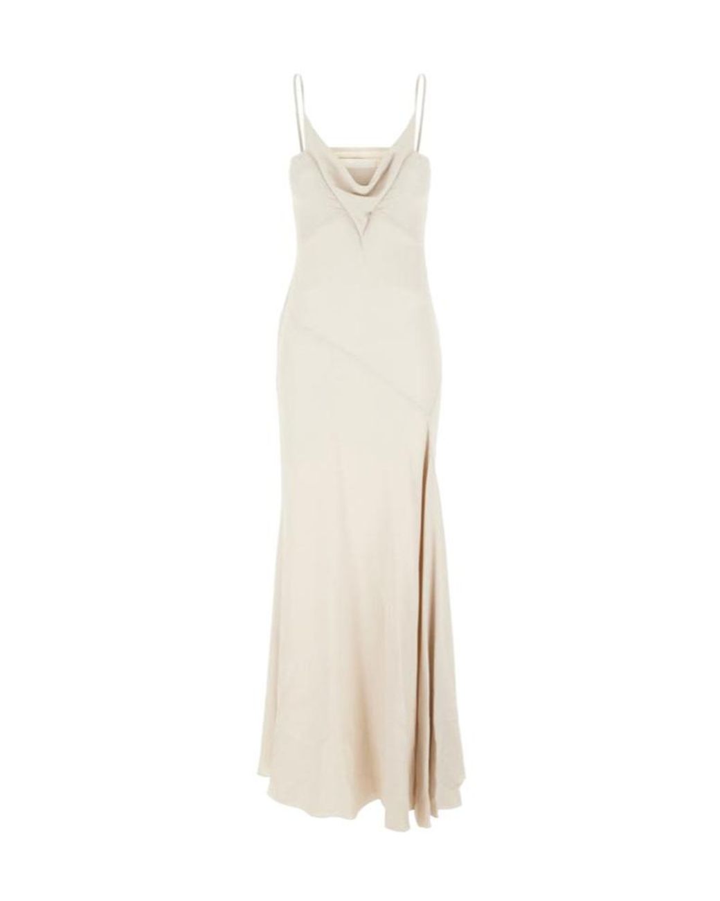Isabel Marant White Kapri Cut-Out Detailed Midi Sleeveless Dress
