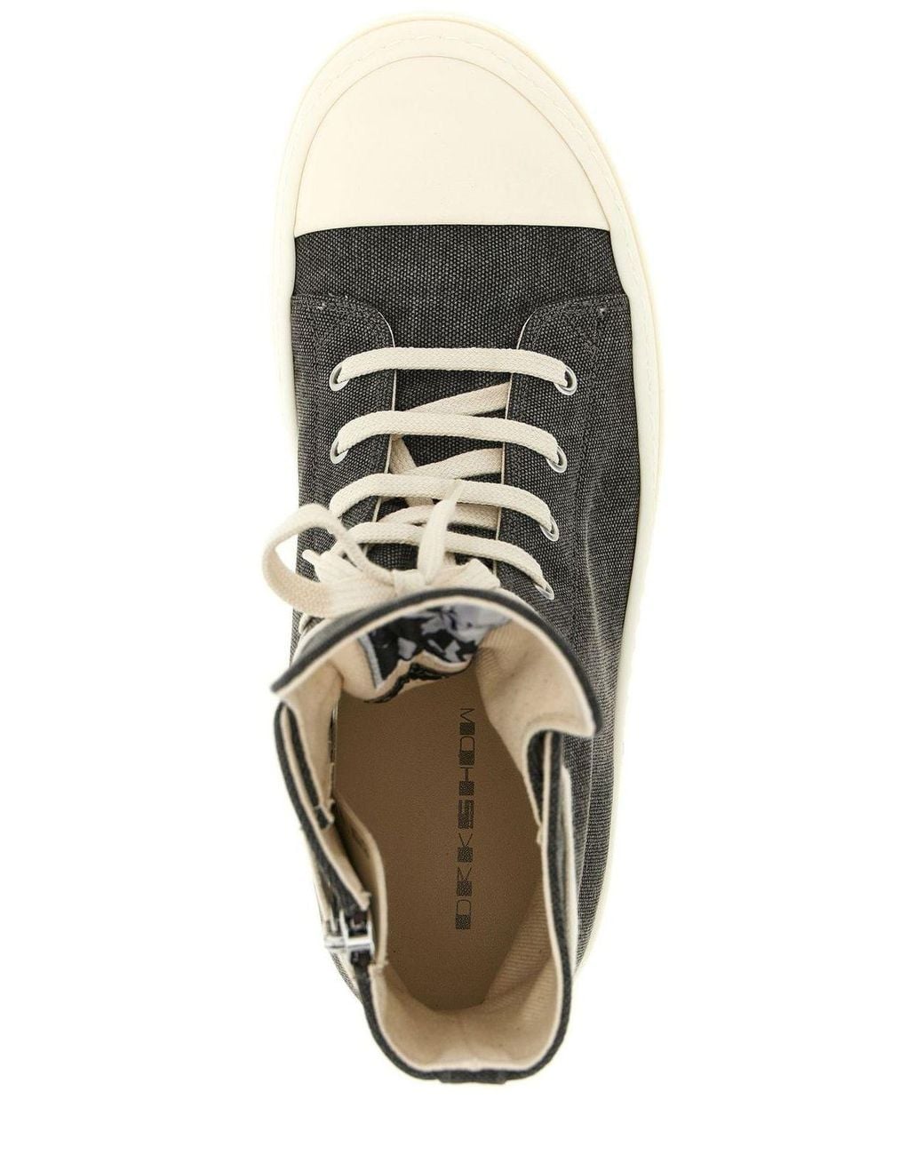 Rick Owens Black Sneaks High-Top Sneakers for men