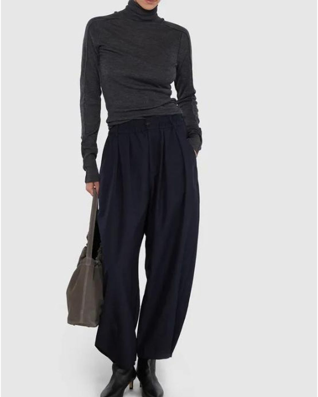 Soeur Blue Vernon Pleated Trousers