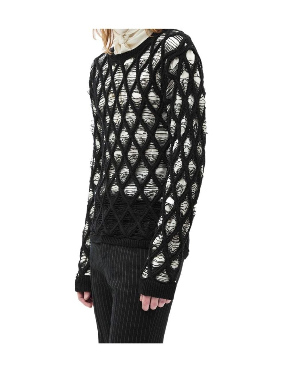 Ann Demeulemeester Black Carlos Sweater for men