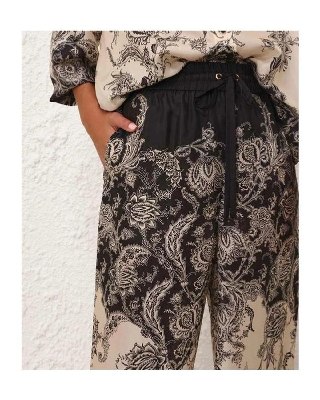 Zimmermann Natural Rhiannon Relaxed Pants