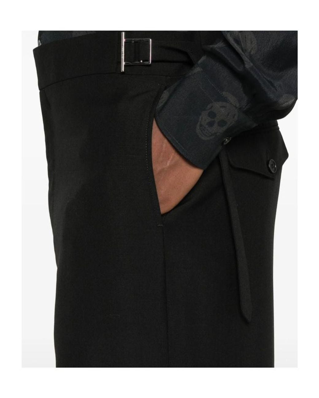 Alexander McQueen Black Trousers for men