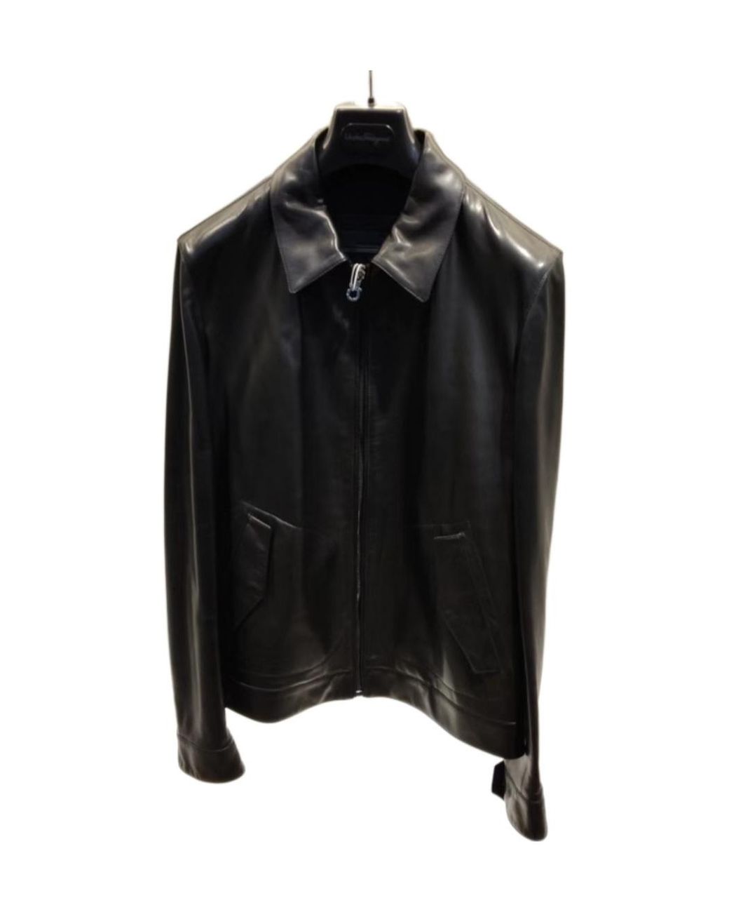 Ferragamo Black Long-Sleeved Casual Jacket for men