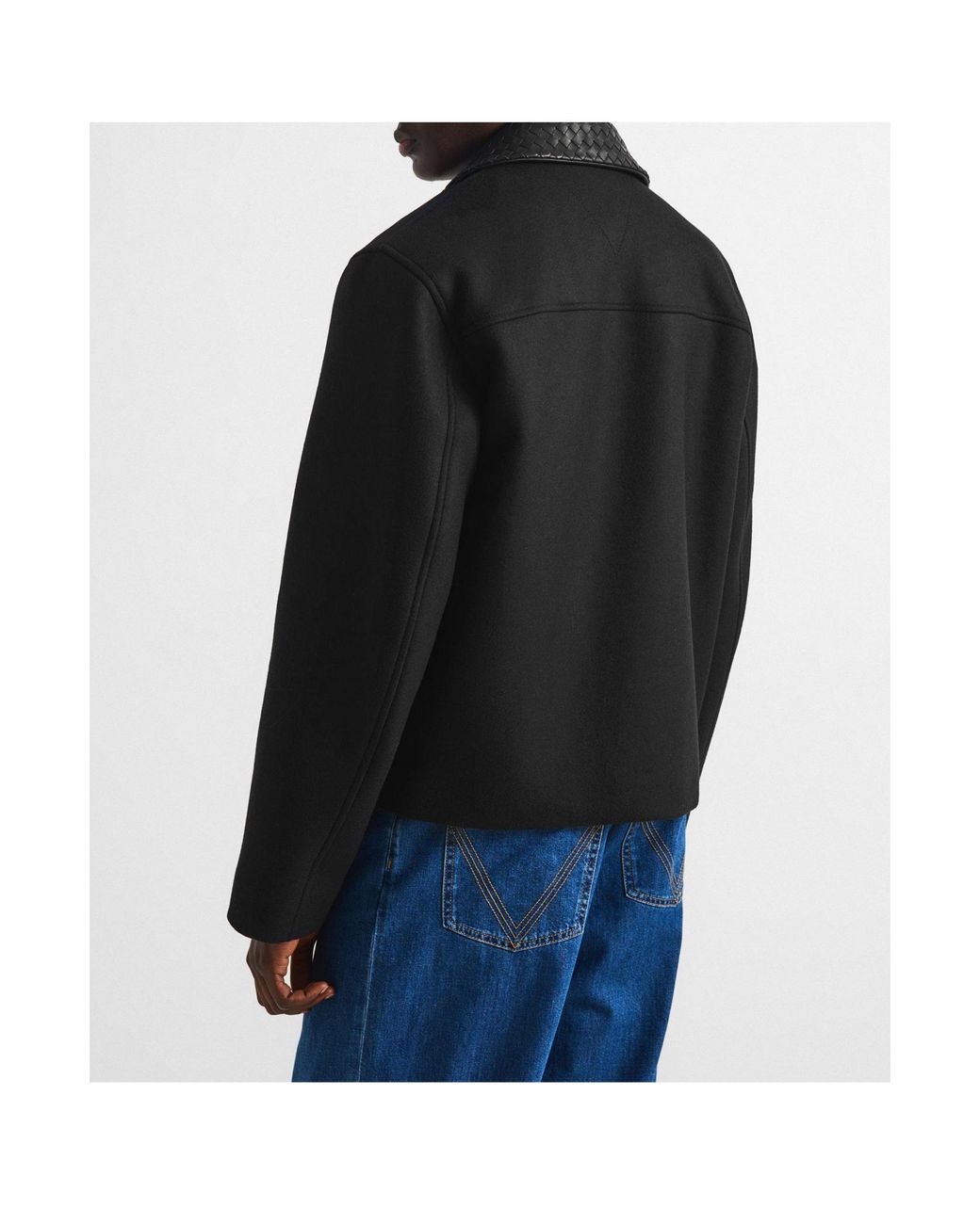 Bottega Veneta Black Short Jacket for men