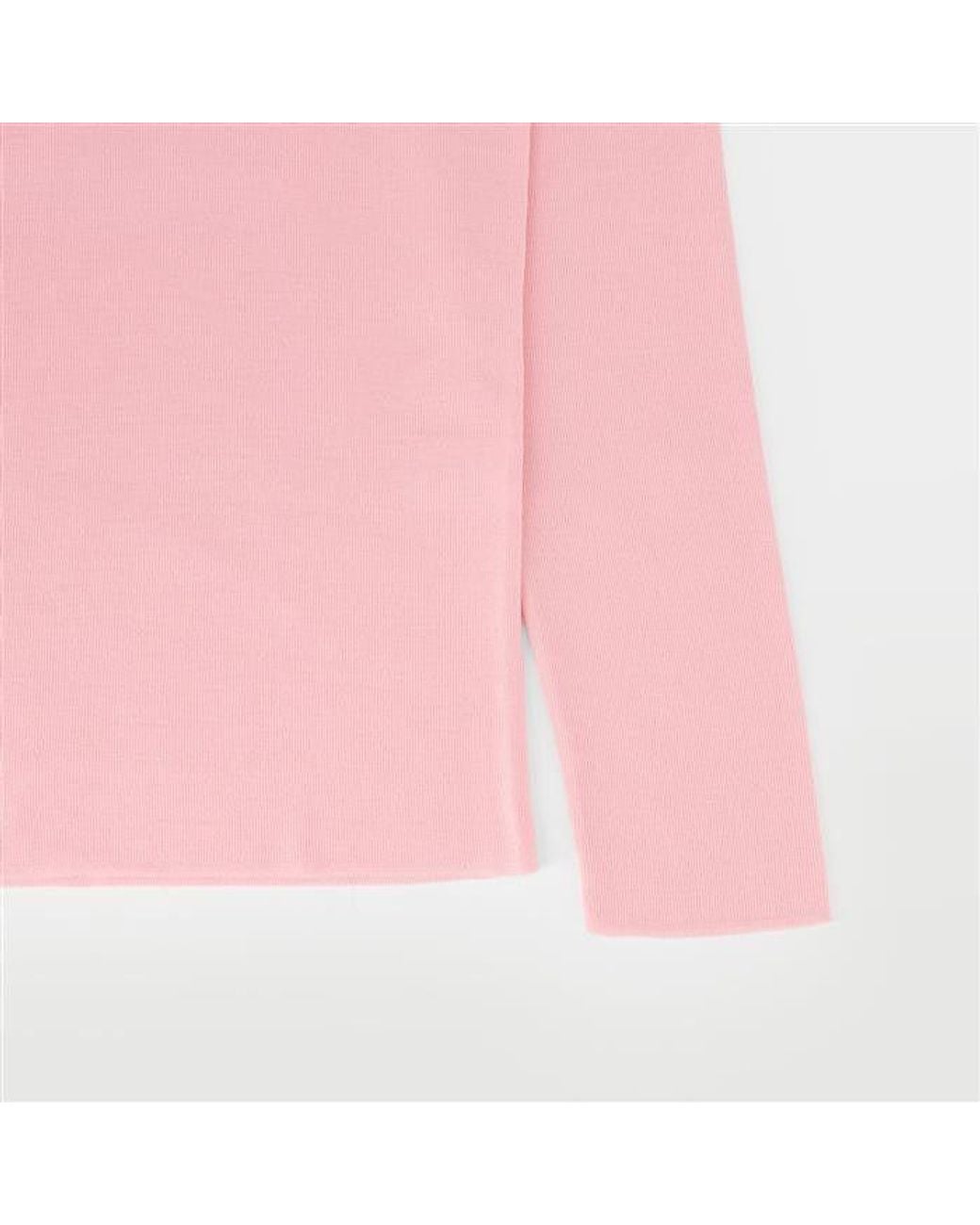 Maison Kitsuné Pink Oly Flower Fox Patch Wool Jumper