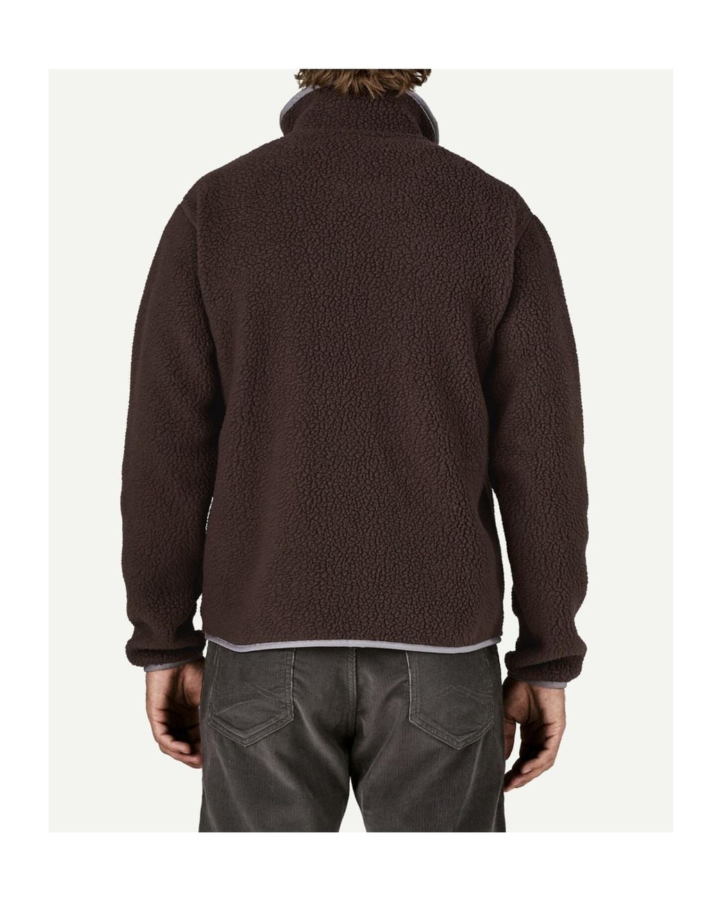 Patagonia Brown Retro Pile Zip-Up Jacket for men