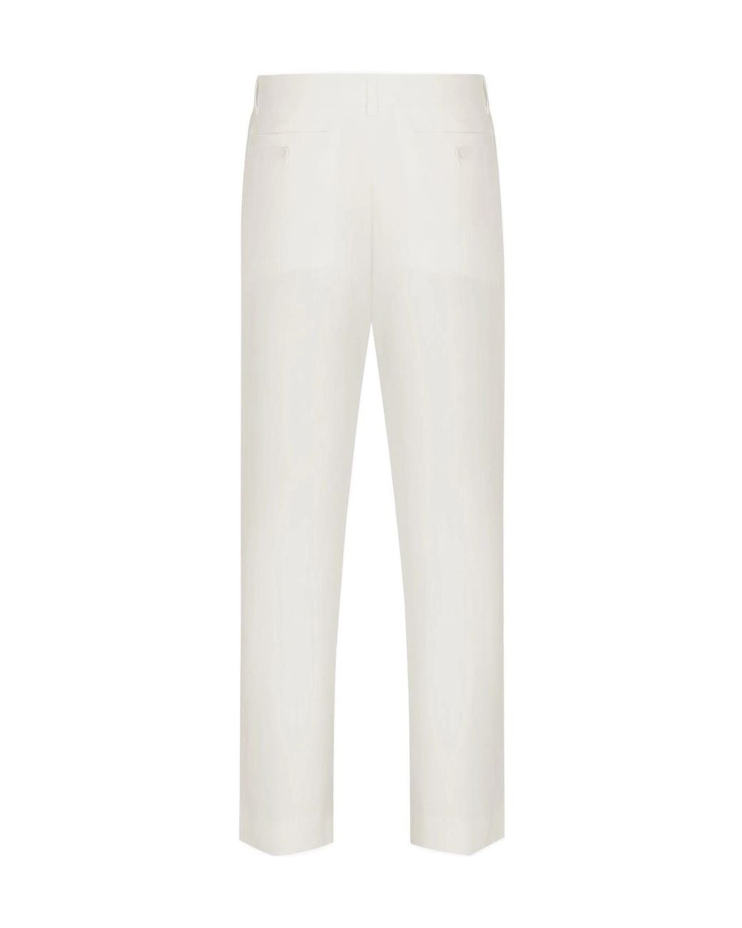 Dior White Homme Straight Leg Chino Pants for men