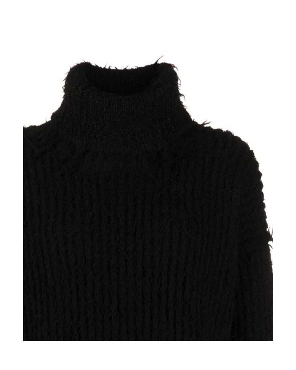 Moncler Black Knitted Pullover