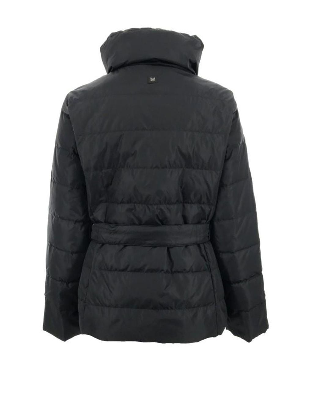 Weekend by Maxmara Black Long-Sleeved Lace Down Jacket