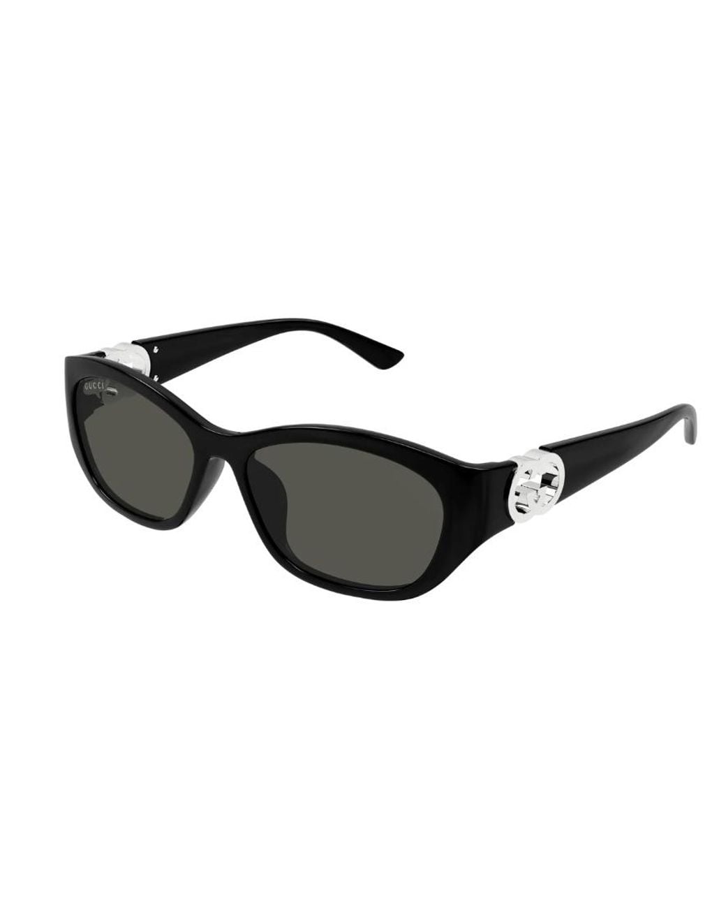 Gucci Black Eyewear Round-Frame Sunglasses