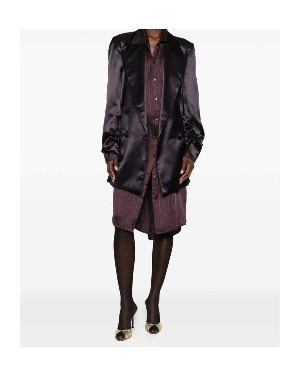 Dries Van Noten Blue Long-Sleeved Blazer
