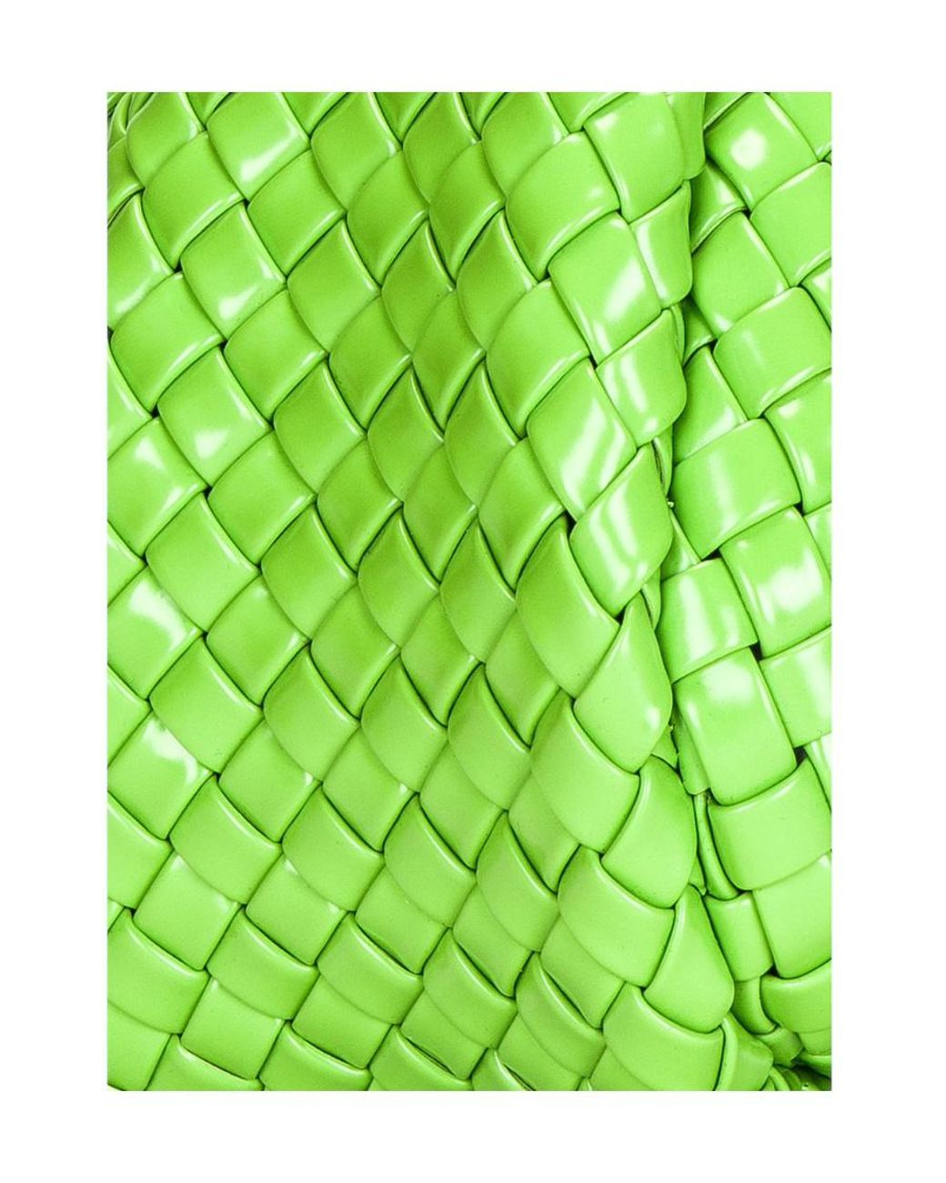 Bottega Veneta Green Leather Handbag