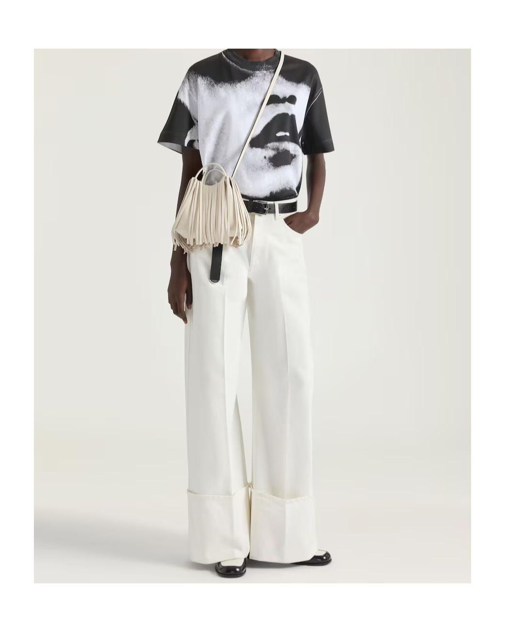 Givenchy Natural Facet Fringed Shoulder Bag