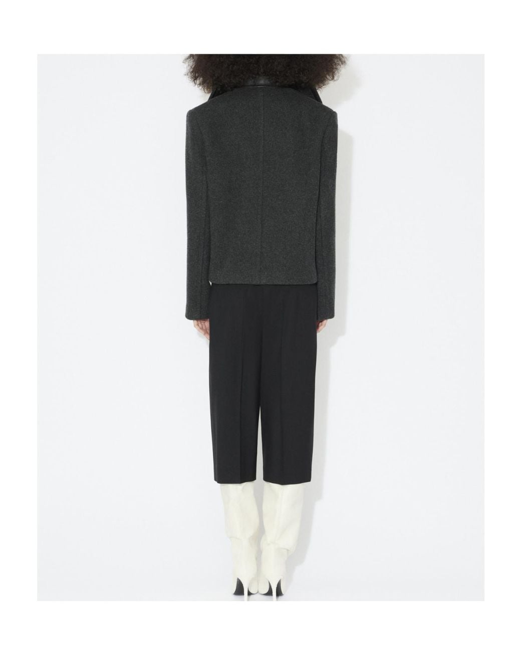 Alaïa Black Alaïa Georgette Scarf Blouse