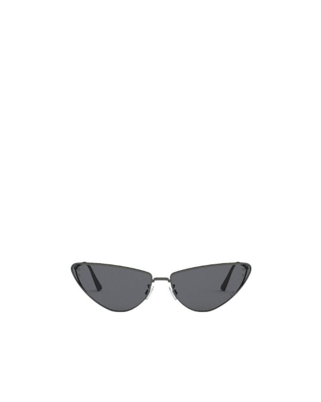 Dior White Cat's Eye Frame Sunglasses