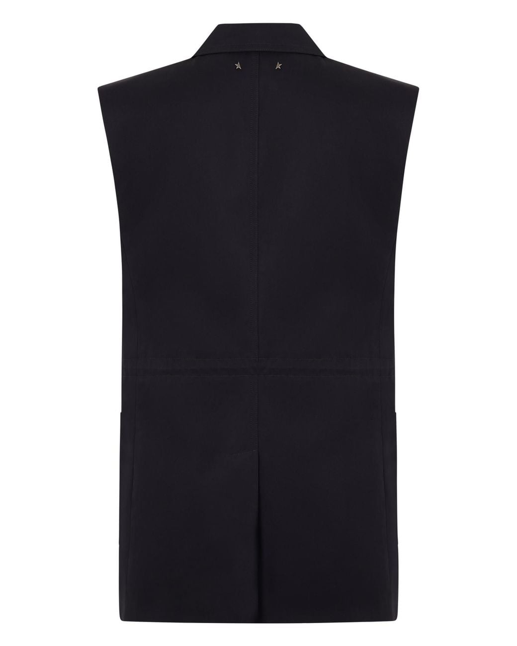 Golden Goose Deluxe Brand Blue Sleeveless Blazer