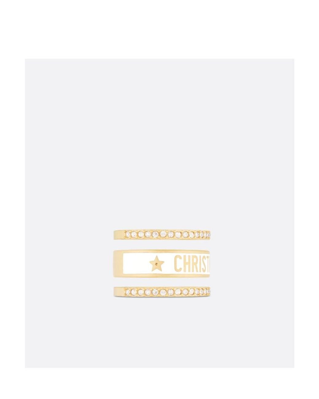 Dior White Code Ring Set