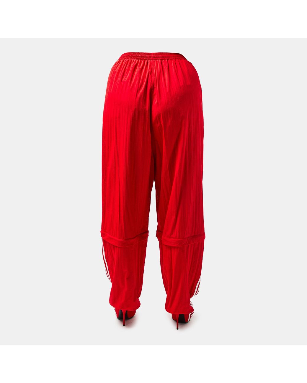 Balenciaga Red Stylish Over-The-Knee Boots
