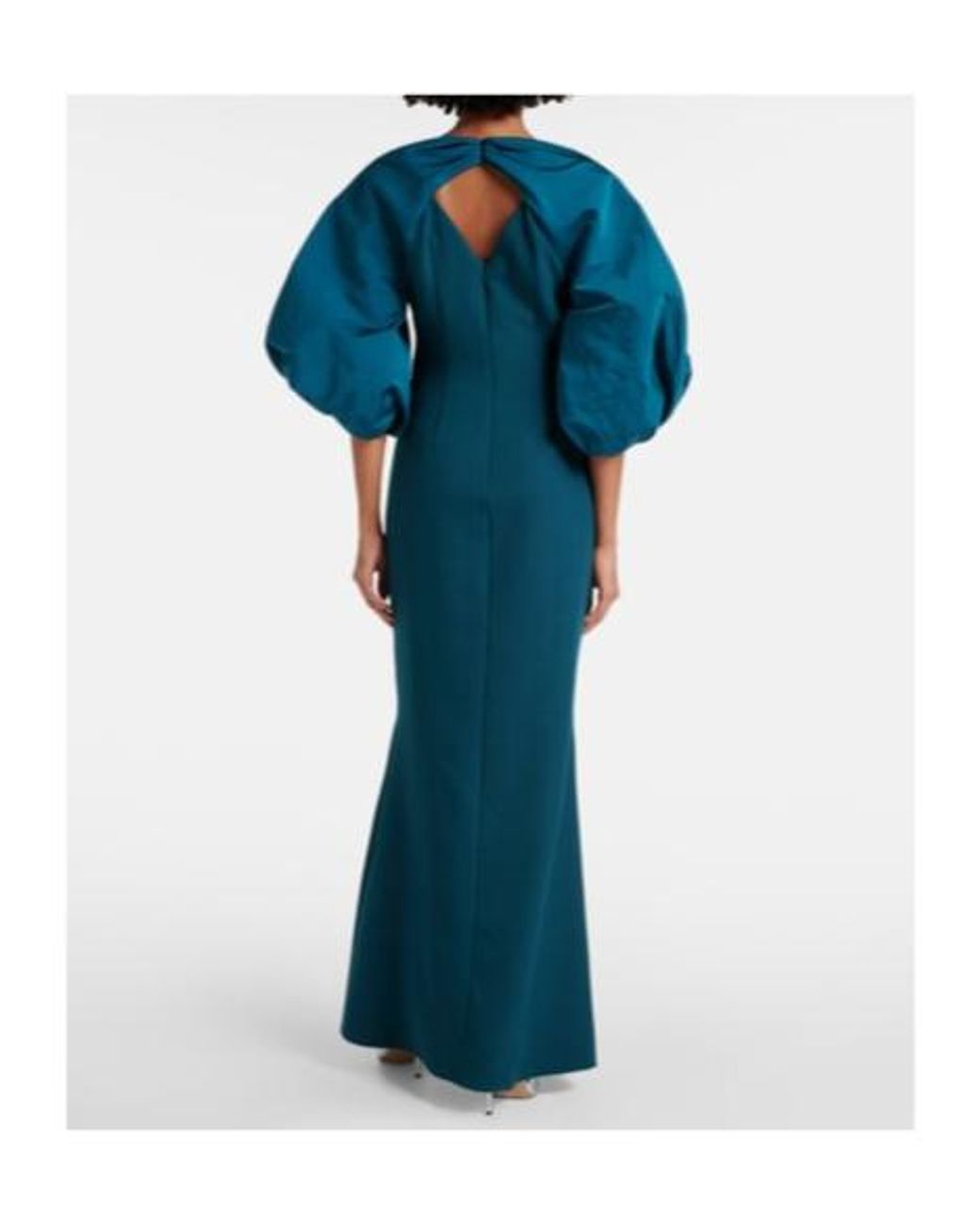 Safiyaa Green Embellished Gown