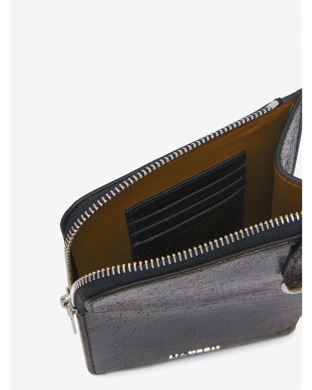 McQueen Gray T-Bar Sling Phone Holder for men
