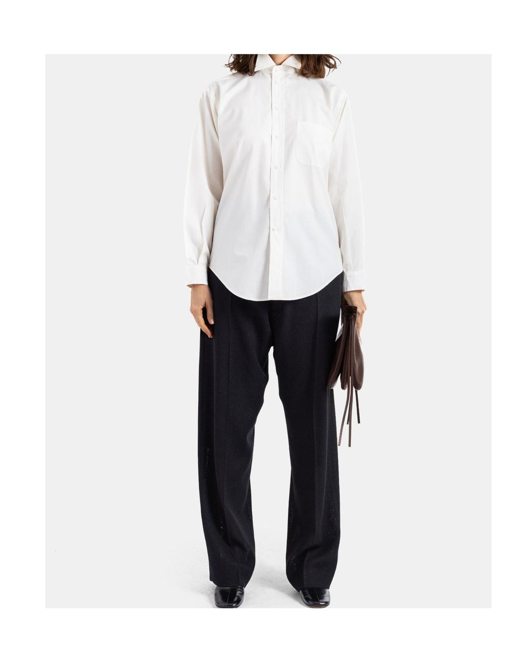 Phoebe Philo Black Casual Pants With Belt Loops