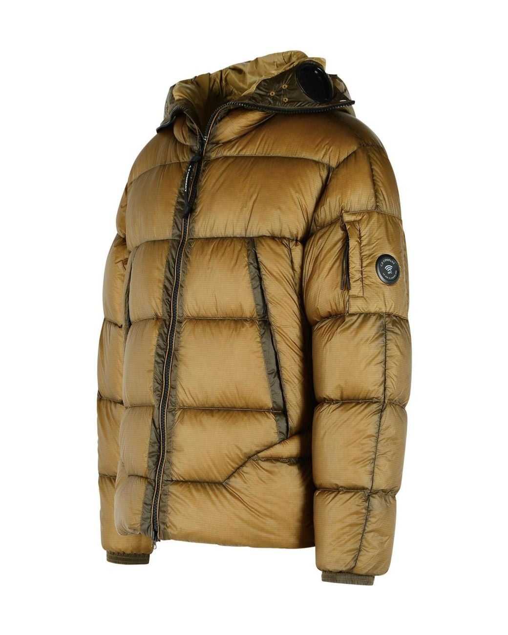 C P Company Multicolor Explorer Hooded Down Jacket for men