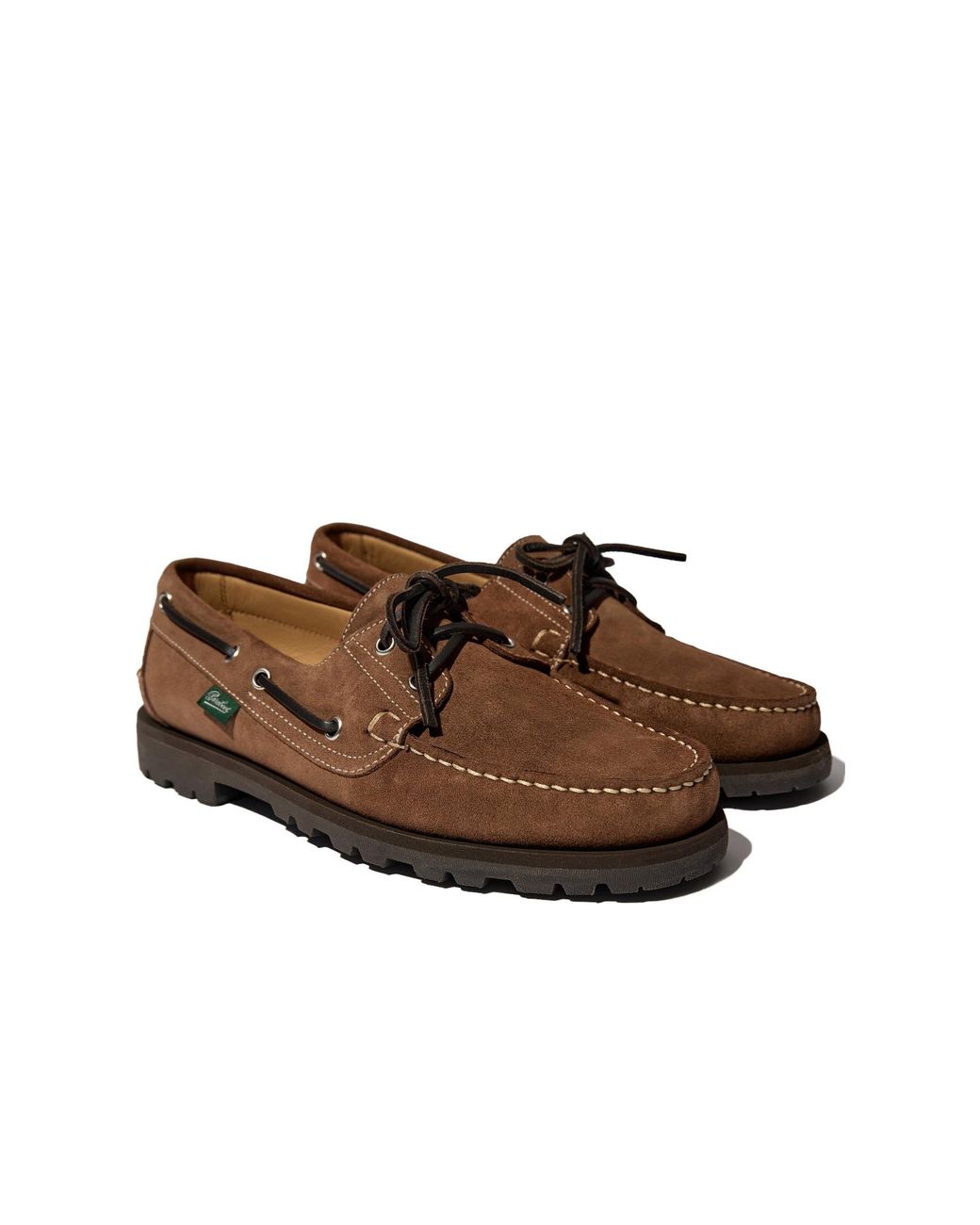 Paraboot Brown Round-Toe Casual Shoes for men