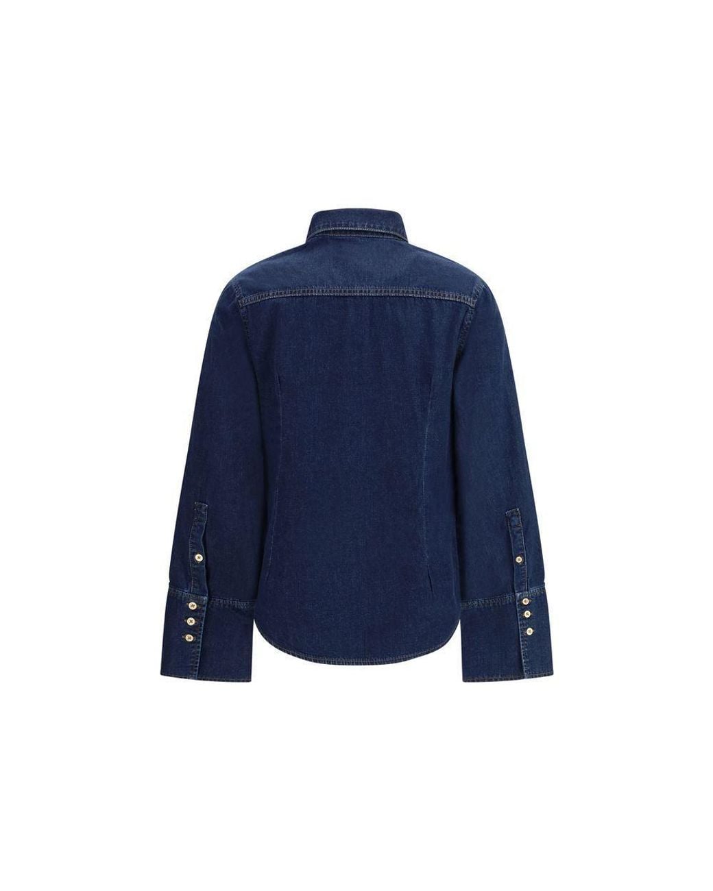 7 For All Mankind Blue Button Shirt
