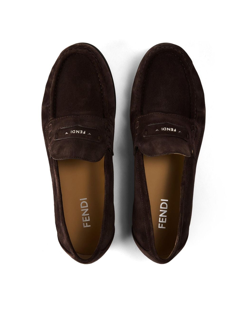 Fendi Darkbrown Suede for men