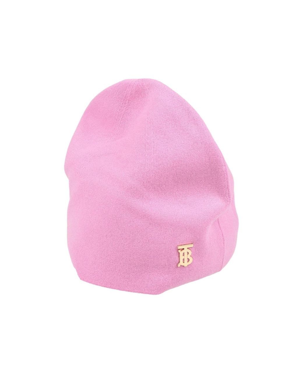 Burberry Pink Solid Color Double-Sided Knitting Hats