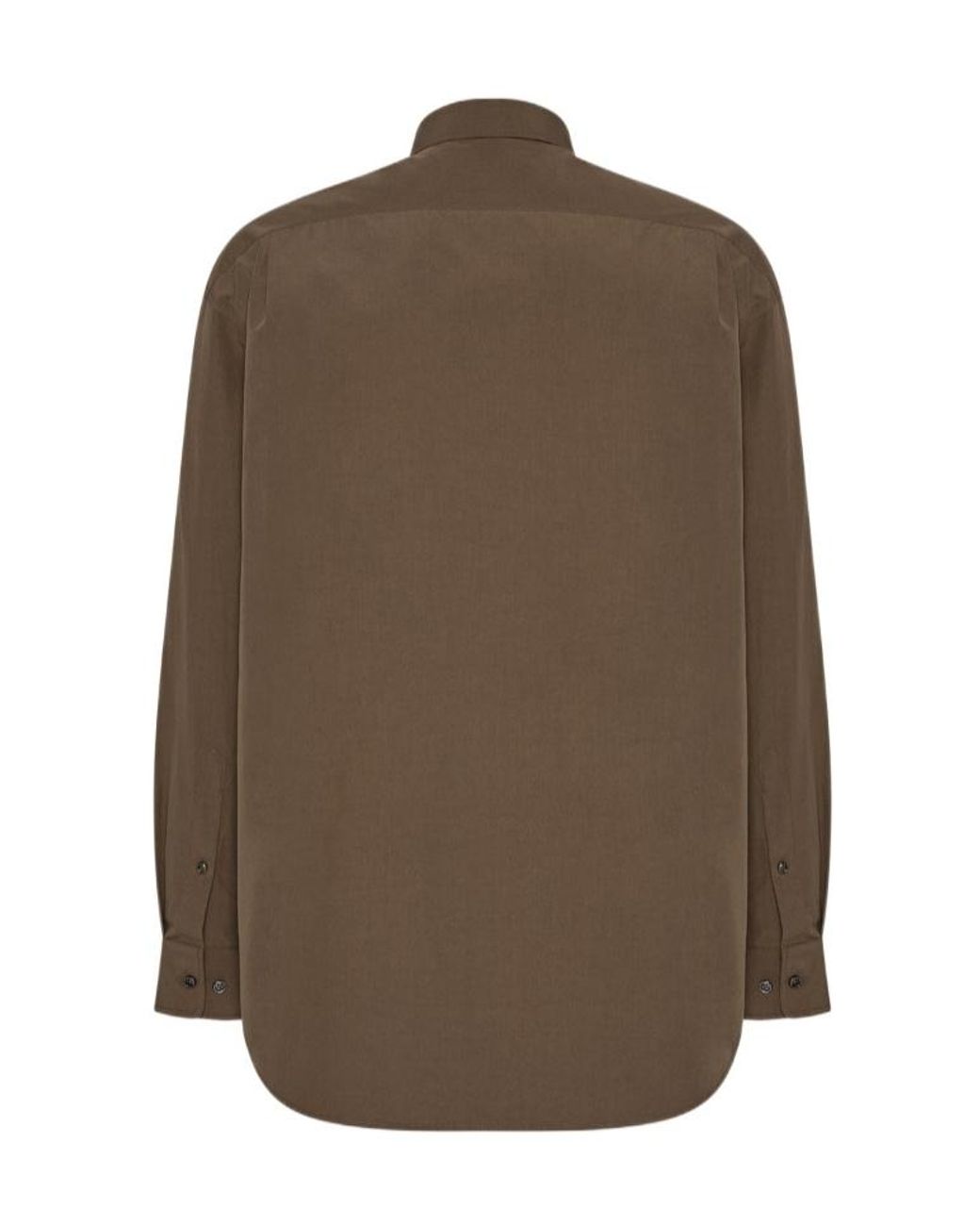 The Row Brown Nilo Poplin Shirt for men