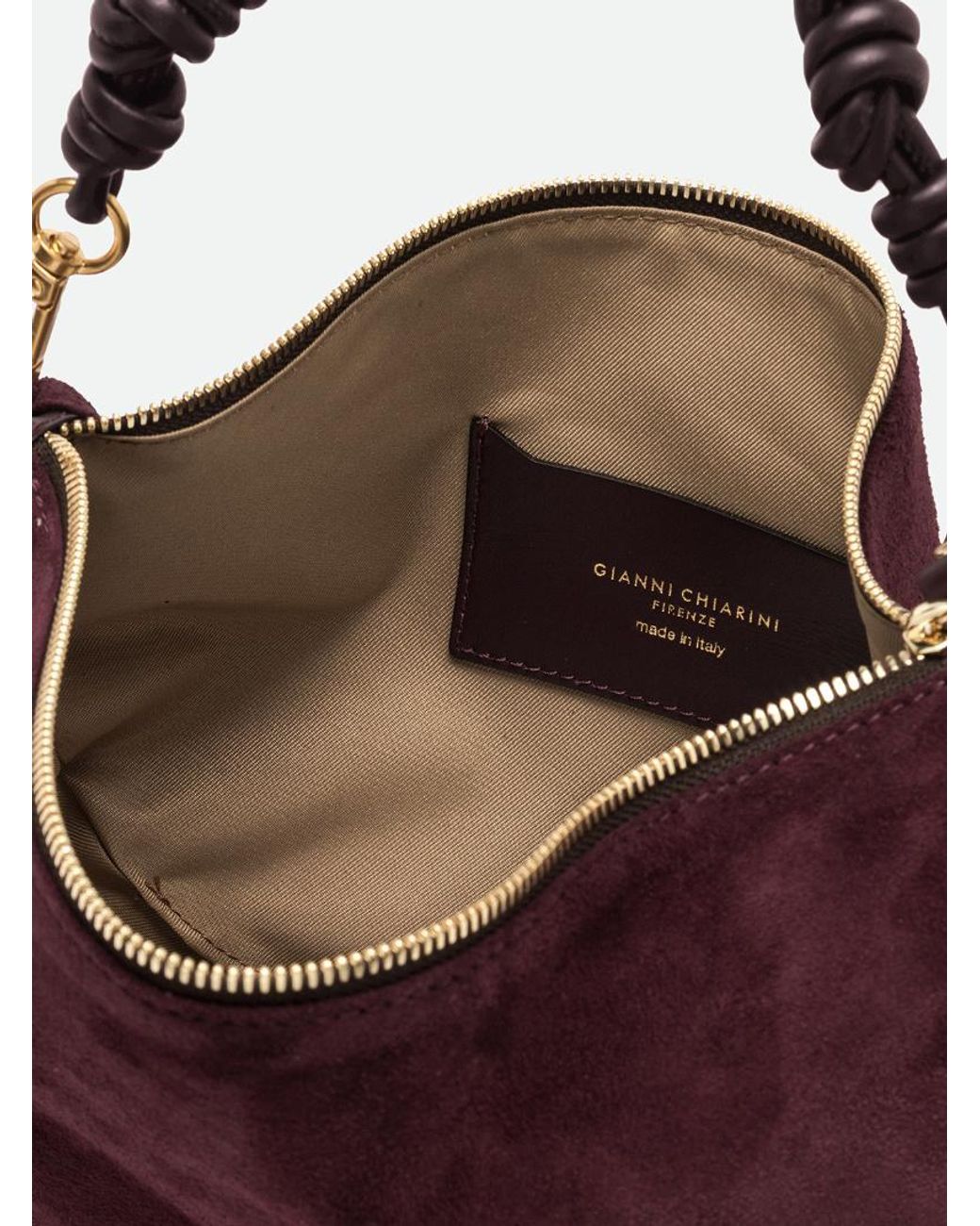 Gianni Chiarini Purple Cleo Shoulder Bag