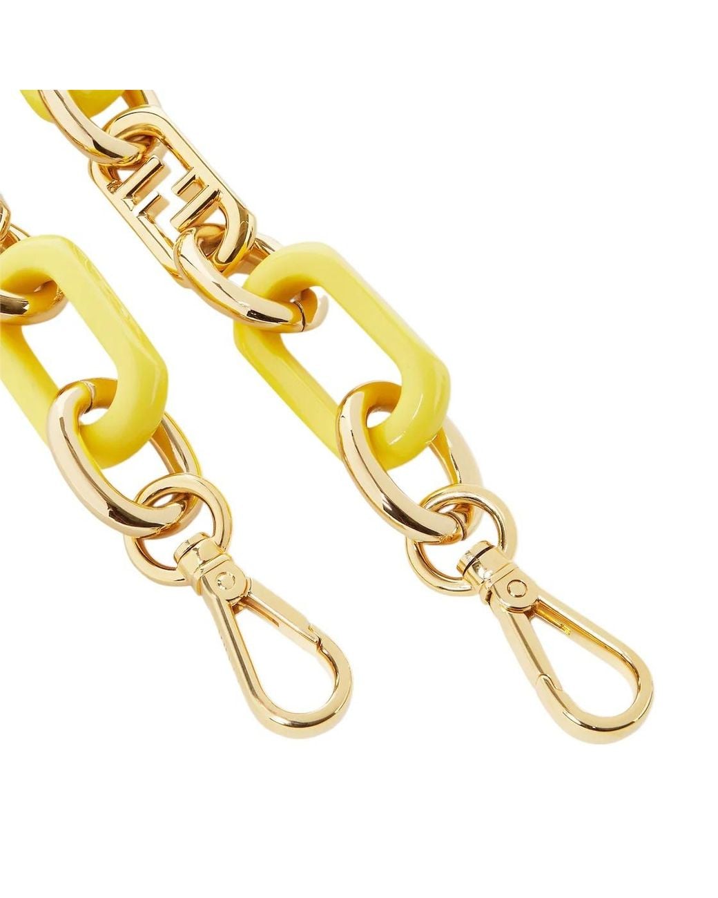 Fendi Metallic Mini Chain Shoulder Strap