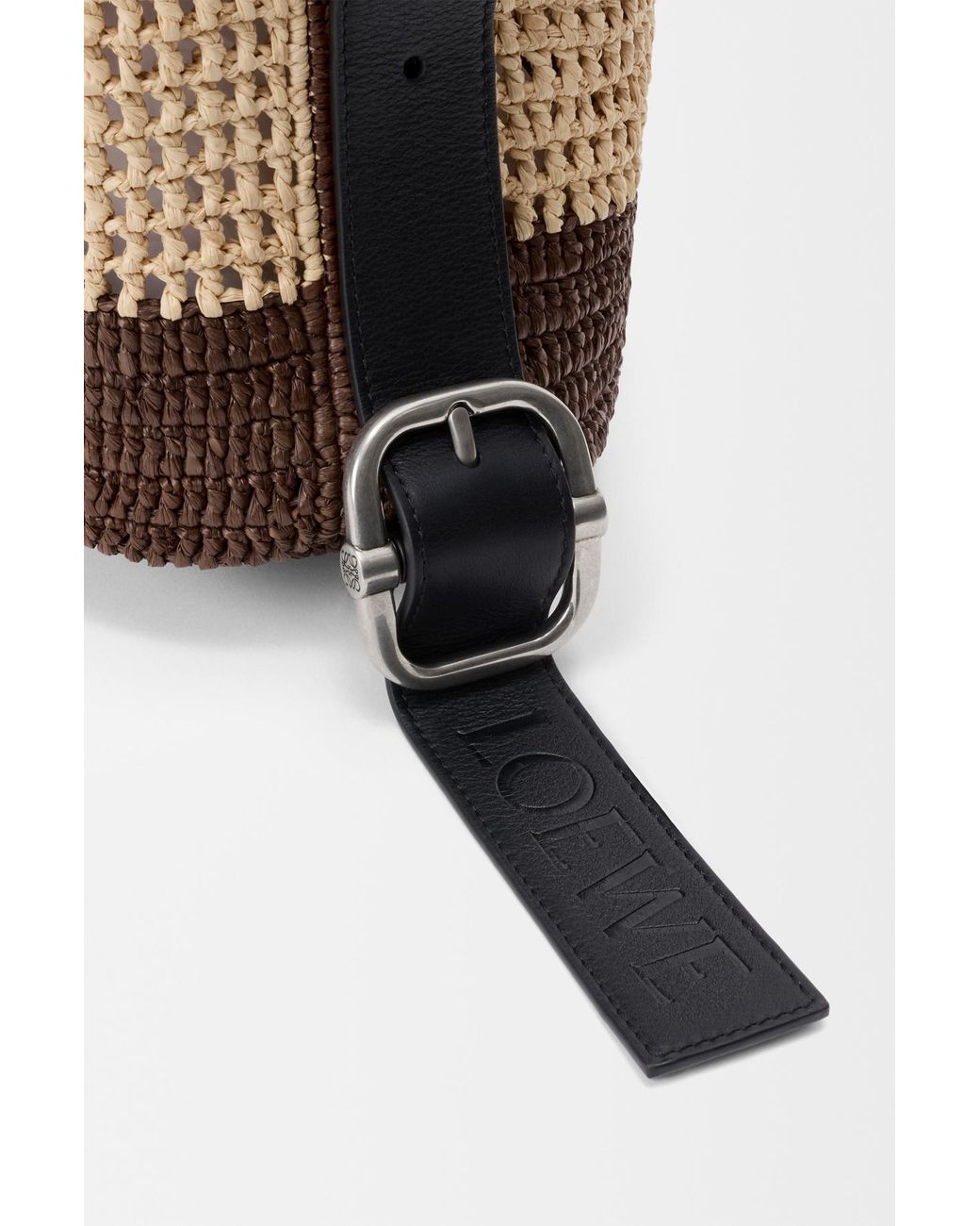 Loewe Brown Loop Bucket Bag for men