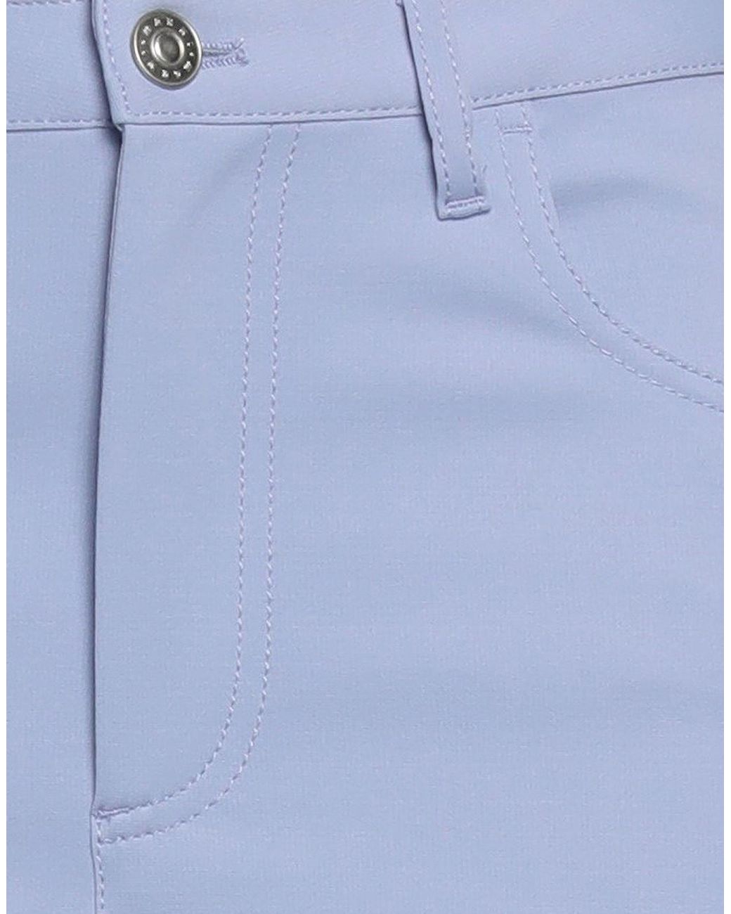 Marni Blue Minimalist Solid Color Pants
