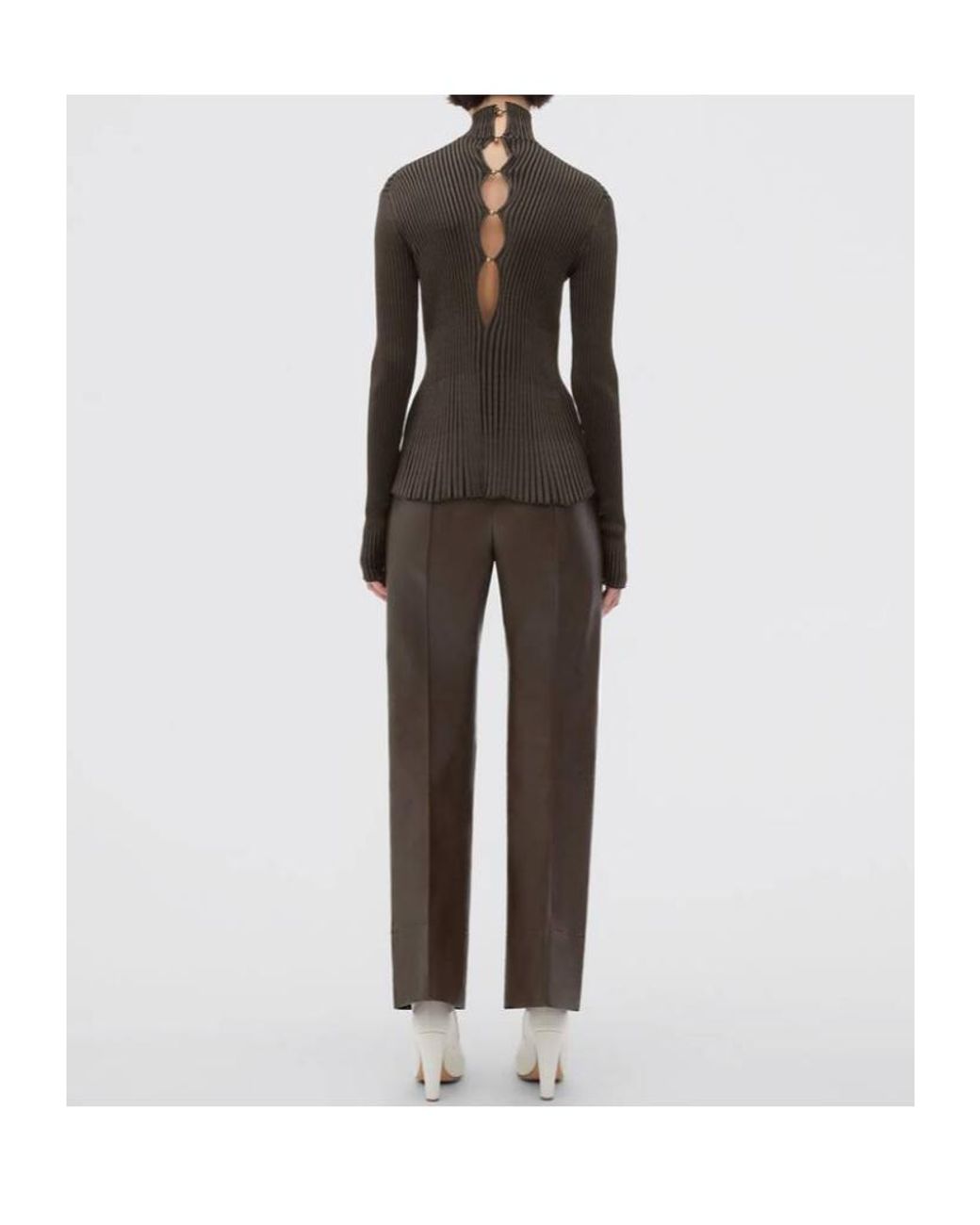 Bottega Veneta Multicolor Lightweight Pleated Jumper